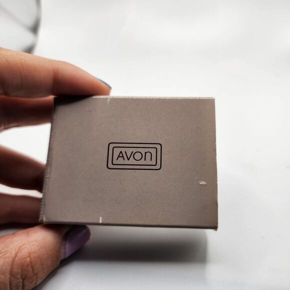 Vintage Lovely Avon Simulated Diamond Bezel Set Accent Necklace 23" Gold Tone - Picture 6 of 8